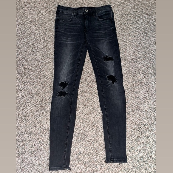 Black Ne(x)t Level Stretch Jeans - Picture 1 of 3